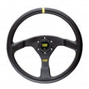 OMP Velocita Flat Steering Wheel 350mm – Small Suede – Black