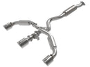 aFe Gemini XV 3 in. to 2.5 in. Cat-Back Exhaust System (Polished Tips) – 23–24 Toyota GR Corolla 1.6L I3 Turbo