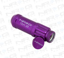 NRG 700 Series M12 X 1.25 Steel Lug Nut with Dust Cap Cover Set 21 Pc with Locks & Lock Socket