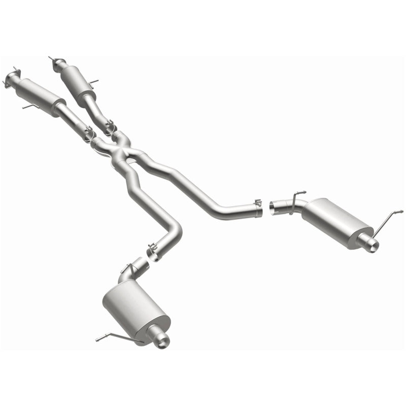 MagnaFlow 12 Jeep Grand Cherokee V8 6.4L Dual Split Rear Exit Stainless Cat Back Performance Exhaust