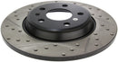 StopTech Sport Drilled & Slotted Brake Rotors – 2009-2020 Audi A4 product image 4