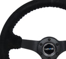 NRG 350mm Deep Dish Suede Steering Wheel – 3" Dish