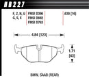 HAWK Performance HT-10 Race Brake Pads (Rear) - 92-95 BMW 325is