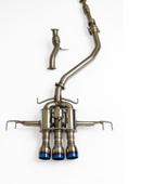 INVIDIA Q300 Cat-Back Exhaust system w/ Single Layer Ti Tip - 24+ Acura Integra Type-S (DE5)
