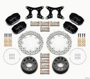 Wilwood Dynapro Rear Brake Kit (Drilled Rotors) - Lug Mount Dual Dynamic Sa M-with Lamb Ends 0.690 in Studs | 140-12557-D