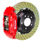 Brembo 93-98 Supra Front GT BBK 4 Piston Cast 2pc 332x32 2pc Rotor Drilled-Red