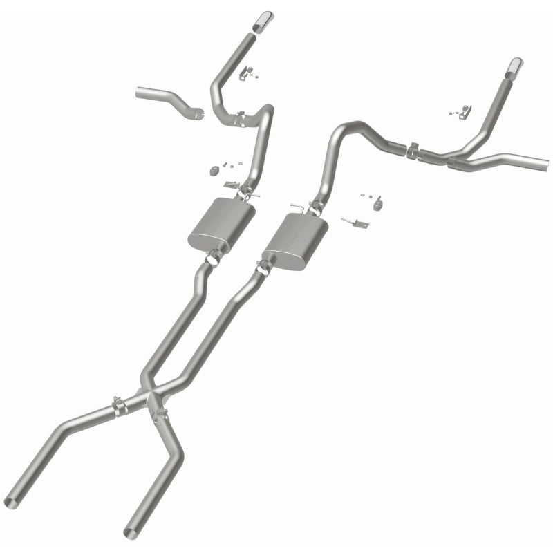 MagnaFlow 65-68 Chevy Impala All V8 Multiple Exit Options Crossmember-Back Perf Exhaust