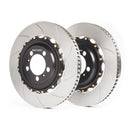 GiroDisc 2-Piece Slotted Brake Rotors – 2015+ Ford Mustang S550 – Rear / Slotted