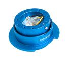 NRG Gen 2.5 Steering Wheel Quick Release – Blue / Blue Ring