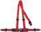 OMP 3 Point Harness - Red