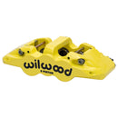 Wilwood AERO6 Right Brake Caliper - 1.62/1.12/1.12 in Piston Bores / 1.25 in Rotor Thickness / Yellow | 120-13289-Y