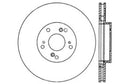 StopTech Sport Drilled Brake Rotors – 2006-2015 Honda Civic product image 3