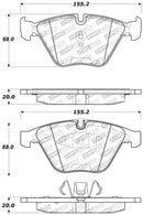 StopTech Sport Brake Pads – 2007-2013 BMW 328i product image