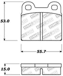StopTech Sport Brake Pads – 1964-1968 Alfa Romeo Giulia product image 6