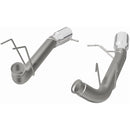 MagnaFlow 13 Ford Mustang Dual Split Rear Exit Stainless Axle-Back Cat Back Exhaust (Competition)