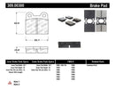 StopTech Sport Brake Pads – 1964-1968 Alfa Romeo Giulia product image 7