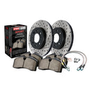 StopTech Sport Drilled & Slotted Axle Pack – 2009-2013 BMW 335i xDrive product image 2