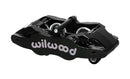 Wilwood SLC56 Brake Caliper - 1.62 in Piston Bore / 1.25 in Rotor Thickness / Black Powder Coat / 5.04 in Mounting Centers / Lug Mount | 120-13915-BK