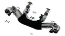 Borla Cat-Back Exhaust – 2020 Chevrolet Corvette C8 6.2L 3in Dual Round Angle Cut - product image 3