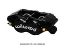 Wilwood Forged Dynalite Brake Caliper - 1.38 in Piston Bore / 0.81 in Rotor Thickness / Black | 120-13839-BK
