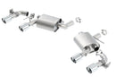 Borla Axle-Back Exhaust – 16 Chevy Camaro SS 6.2L with Dual NPP Quad Tips Dual Exit Rear Section - product image 10