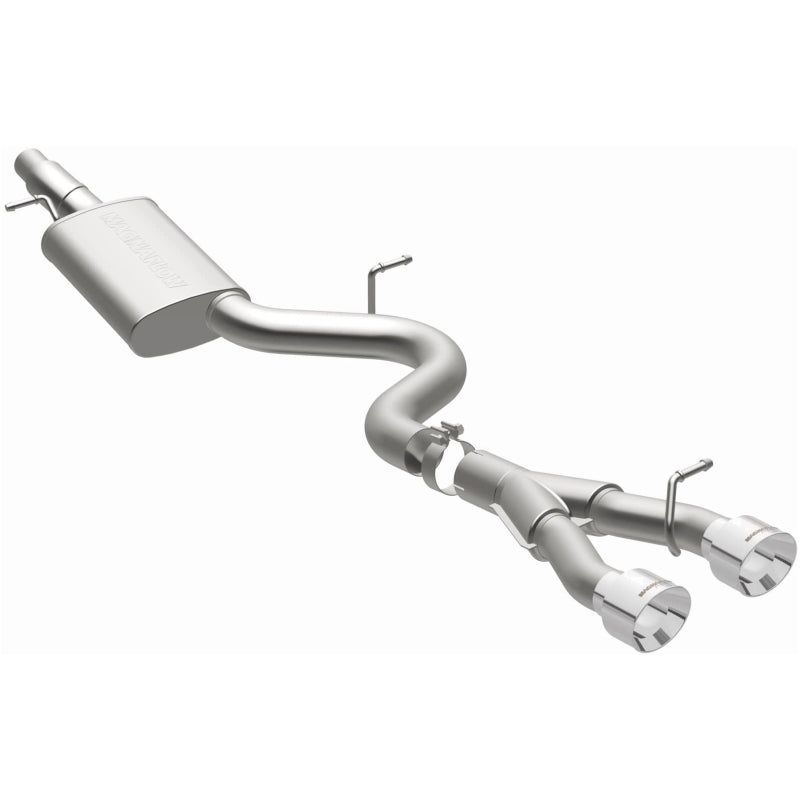 MagnaFlow 12-13 VW Golf L4 2.0L Turbocharged Dual Center Rear Exit Stainless Cat Back Perf Exhaust