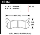 HAWK Performance HT-10 Race Brake Pads (Rear) - 94-97 & 99-03 Mazda Miata