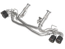 aFe MACH Force-XP 304 Stainless Steel Cat-Back Exhaust System (Carbon Fiber) – 20 Chevrolet Corvette C8