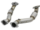 aFe X-Pipe – 2014–2018 Chevrolet Corvette C7 & Z06 Twisted Mid Pipe Cat