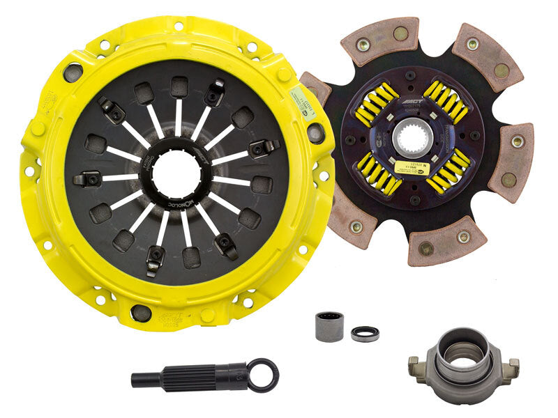 ACT Heavy Duty Race Sprung 6 Pad Clutch Kit with Monoloc - 1993-1995 Mazda RX-7 (FD3S)