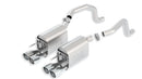 Borla Cat-Back Exhaust – 2009–2012 Chevy Corvette C6 Coupe / Convertible 6.2L V8 Aggressive - product image 3