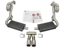 aFe MACH FORCE-Xp Cat-Back Exhaust (Polished Tips) – 2013–2016 Porsche Boxster / Cayman 2.7L / 3.4L