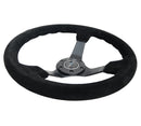 NRG 350mm Deep Dish Suede Steering Wheel – 3" Dish