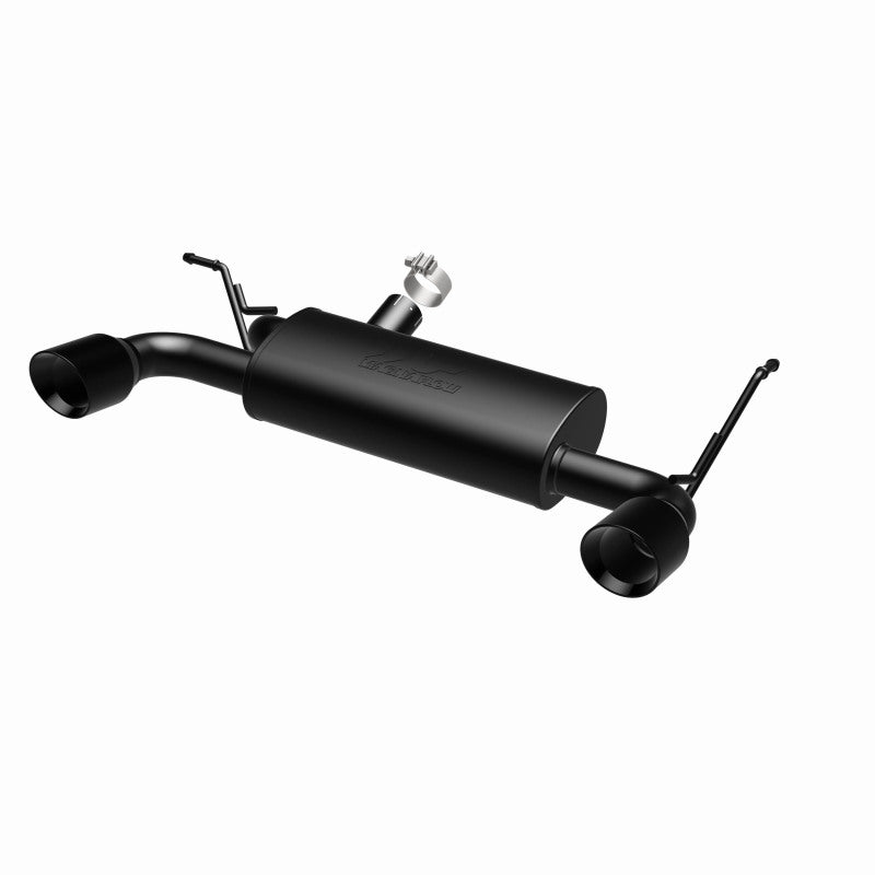 MagnaFlow 07-17 Jeep Wrangler JK 3.8/3.6L Dual Split Rear Exit Black Axle-Back Exhaust