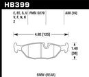 HAWK Performance HT-10 Race Brake Pads (Rear) - 84-4 / 91 BMW 325 (E30) (NOT FOR USE)