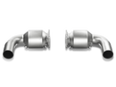 Akrapovič Link Pipe Set with Cat (Titanium) – 2010–2013 Porsche 911 Turbo / Turbo S (997)