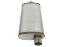 aFe MACH FORCE-Xp SS Muffler 3" Center Inlet / 3" Offset Outlet 22" L x 11n W x 6" H Body