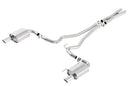 Borla Cat-Back Exhaust – 2015–2017 Ford Mustang GT 5.0L V8 2.5in pipe 4in tip - product image 2