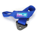 NRG Universal Tow Strap 24in Adjustable - Black – Blue
