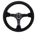 NRG 350mm Deep Dish Suede Steering Wheel – 3" Dish