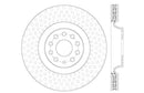 StopTech Sport Drilled Brake Rotors – 2015-2023 Volkswagen GTI product image