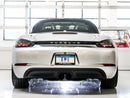 AWE Tuning Porsche 718 Boxster / Cayman Touring Edition Exhaust - Diamond Black Tips