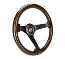 NRG 350mm Deep Dish Wood Grain Steering Wheel – 3" Dish