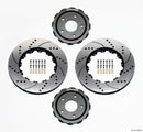 Wilwood ProMatrix Front Replacement Rotor Kit (Drilled Rotors) - 2006+ Chevrolet Corvette (C6) - Z06 (2pc /Rotor) / Hat Kit | 140-12496-D