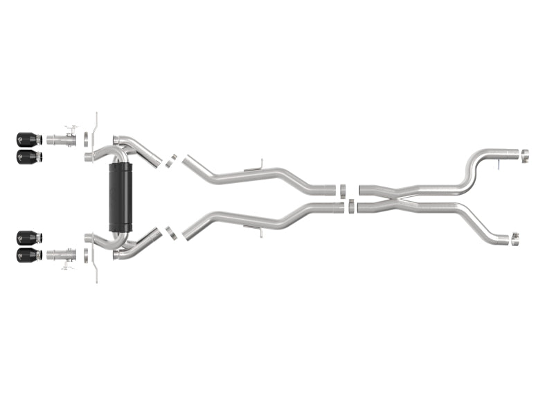 aFe MACH Force-Xp Cat-Back Exhaust w/ Black Tip - 23-25 BMW M2 L6-3.0L (G87)