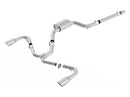 Borla Cat-Back Exhaust – 2018 Volkswagen GTI (MK7.5) 2.0T SS with Stainless Brushed Tips - Borla exhaust system