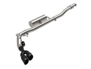 aFe Rebel Series 3 in. 304 Stainless Steel Cat-Back Exhaust System (Black Tips, Side Exit) – 19–20 Ford Ranger 2.3L I4 Turbo