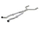 aFe Takeda 2.5 in. to 3 in. 304 Stainless Steel Y-Pipe Exhaust System – 16–18 Infiniti Q50/Q60 3.0L V6 Twin-Turbo