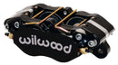Wilwood Dynapro Brake Caliper - 1.38 in Piston Bore / 0.81 in Rotor Thickness / Black / Dust Boot | 120-11481