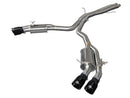 aFe MACH Force-XP 3 in. to 2.5 in. 304 Stainless Steel Axle-Back Exhaust System (Quad Black Tip) – 18–20 Audi RS5 Coupe